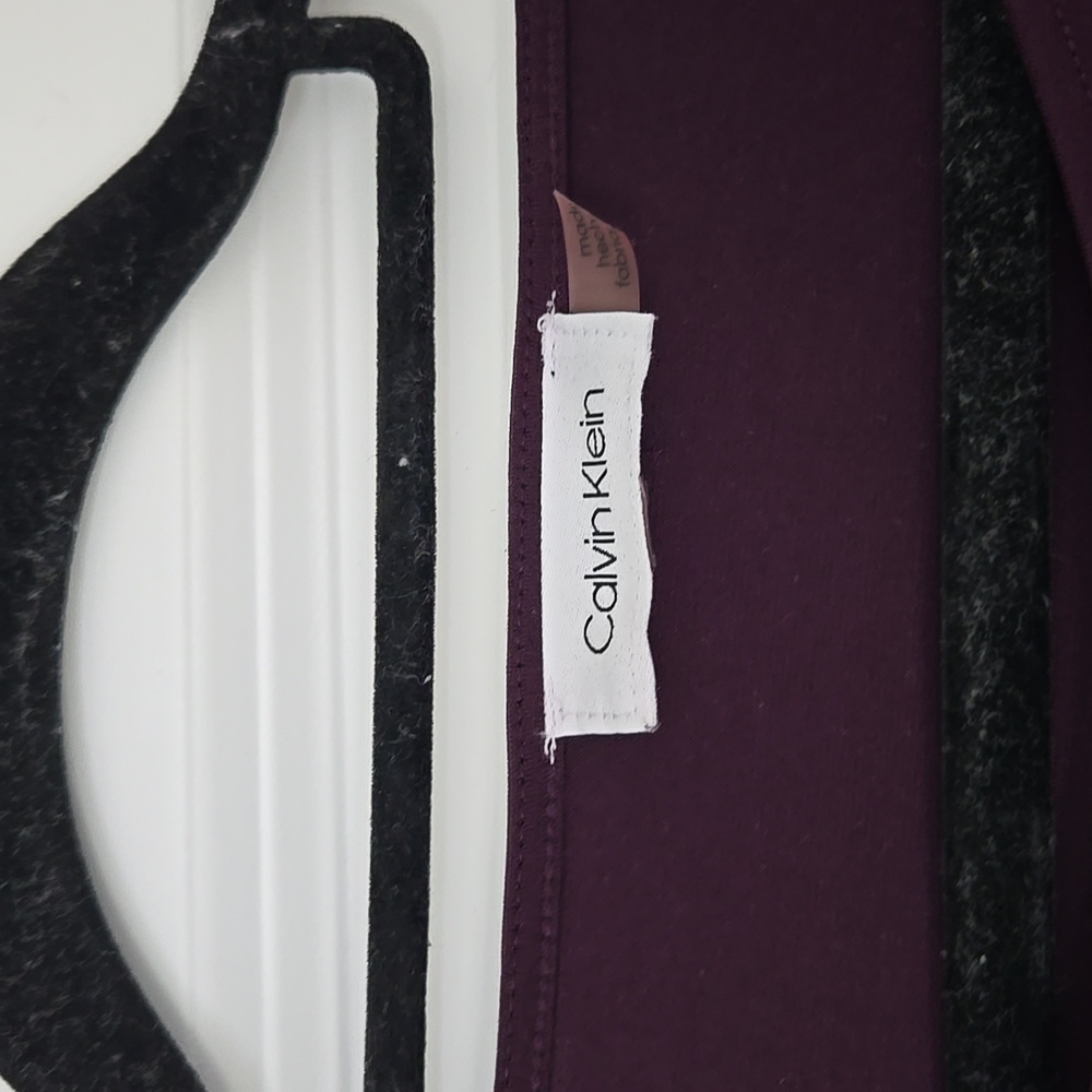 Purple Chiffon Hem Tunic - Picture 2 of 5